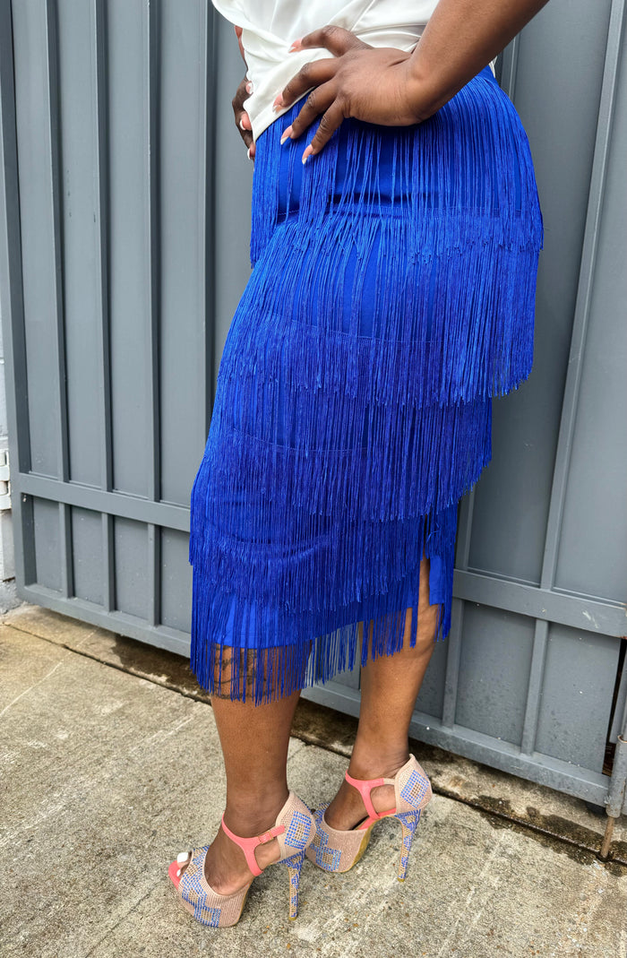 Flirtatious Fringe Skirt